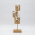 DEKOR HUMAN FIGURES CLIMBING POLYRESIN NATURAL-WHITE 10.5x8x33cm /CODE 819-00782