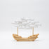 DEKOR SCHOOL OF FISH POLYRESIN NATURAL-WHITE 26x5x21cm /CODE 819-00787