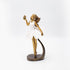 DEKOR FAIRY POLYRESIN BRONZE-WHITE 9.5X8.5X20.7cm/ CODE 819-00901