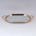 TABAKA, METAL WITH MIRROR GOLD 21x38cm / CODE 819-00973B