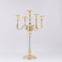 DEKOR CANDLE HOLDER METAL GOLD 5  28x52cm/ CODE 819-00983
