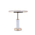 CAKE STAND CRYSTAL WITH GOLD  12x30x30cm/CODE 819-01005