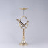 DEKOR CANDLE HOLDER METALLIC GOLD 19x52cm/ CODE 819-01023