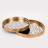 TABAKA WITH MIRROR GOLD 40x40x4cm / CODE 819-01160A