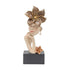 FIGURINE SCULPTURE WOMAN WITH FLOWER  13x7.5x32.5cm/CODE 819-01196