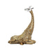 DEKOR GIRAFFE GOLD 18.5x10x25.5cm/ CODE 819-01208