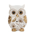 BUF OWL WHITE-GOLD 12.5x9.5x17.5cm/CODE 819-01218