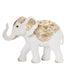 DEKOR ΕLEPHANT WHITE-GOLD 26χ11χ19.5cm / CODE 819-01222
