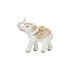 DEKOR ΕLEPHANT WHITE-GOLD 13x6x12.5cm/CODE 819-01225