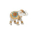 DEKOR ELEPHANT  WHITE-GOLD 17.5x6.5x14.5cm/ CODE 819-01231