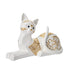 DEKOR MACE WHITE-GOLD 25x9.5x17.5cm/CODE 819-01234