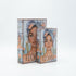 LIBER KUTI S/2  LIGHT BLUE 27x18x7cm / 21x13x5cm/CODE 819-01356