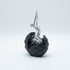 DEKOR,SCULPTURE FIGURE  BLACK-SILVER 12.5x7x22cm/ Code 819-01370