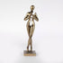 DEKOR,  SCULPTURE FIGURE  GOLD FINISH  8.5x7x30cm/ Code 819-01380