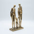 DEKOR,  SCULPTURE FIGURE  GOLD FINISH 18x8x31.5cm/ Code 819-01385