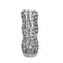 VAZO CERAMIC SILVER   17x17x44cm / CODE 819-01456