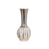 VAZO CERAMIC WHITE-SILVER 16.5x16.5x33.5cm/CODE 819-01504