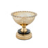 Frutjere BOWL GLASS - METALLIC GOLD - BLACK15x15x14cm/CODE 819-01740