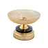 FRUTIERE GLASS - METALLIC GOLD - BLACK 15x15x10,8cm/CODE 819-01747