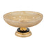 Frutjere BOWL GLASS - METALLIC GOLD - BLACK 30x30x16cm/CODE 819-01750