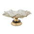 Frutjere BOWL GLASS - METALLIC GOLD - BLACK 33x33x14cm/CODE 819-01752