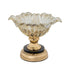Frutjere BOWL GLASS - METALLIC GOLD - BLACK 20x20x18cm/CODE 819-01753
