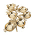 PJATANCE POMEGRANATE POLYRESIN GOLD 31x28x3cm/ CODE  819-01916