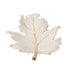 PJATANCE LEAF POLYRESIN GOLD 22.5x15.5x4cm/ CODE  819-01918
