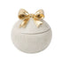 KUTI BIZHUSH BOW GOLD POLYRESIN ECRU 15x15x14.5cm/ CODE  819-01926