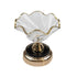 MBAJTESE EMBELSIRASH GLASS - METALLIC GOLD - BLACK 13x14cm/CODE 819-02184