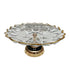 MBAJTESE EMBELSIRASH GLASS - METALLIC GOLD 32x15cm/CODE 819-02192
