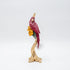 DEKOR  PARROT POLYRESIN BORDEAUX-GOLD 9x8x22cm/CODE 819-00820