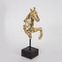 DEKOR KALE,  HORSE, GOLD, 14x8.5x36.5cm / CODE   752-11572
