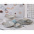 SET/6 FILXHANE COFFEE CUP/SAUCER 120 POPLIN/CODE SET25.094.17