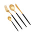 SET LUGE PIRUNJ S/24 "SENSO" BLACK/GOLD /CODE 45.803.24