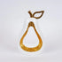 Dekor PEAR POLYRESIN WHITE- GOLD 16.8x8.5x24.8cm/ CODE 752-28608
