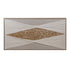 PANORAME CANVAS RHOMBUS WHITE - GOLD 122x4.5x62cm/CODE 812-10037