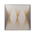PANORAME CANVAS  RHOMBUSES WHITE-GOLD-GRAY 102x4.5x102cm/CODE 812-10039