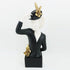DEKOR, WOMAN WITH A HAT 16.5x11x36.5cm/ CODE 752-27194