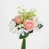 LULE  ROSE  BOUQUET  WHITE - PINK 31cm/ CODE 758-10036