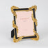 KORNIZE ,POLYRESIN BLACK - GOLD 13x18cm/ CODE 756-12151