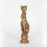 SHANDAN LEOPAD POLYRESIN ANTIQUE GOLD 8x7x25cm/CODE 752-26046
