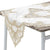 MBULESE  TABLE CLOTH W/LACE CREME/WHITE 85X85CM/CODE 3-40-240-0091
