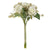 LULE ARTIFICIALE PL/FABRIC FLOWER BOUQUET WHITE H30 / CODE 3-85-505-0085