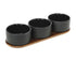 SET TASA SERVIRJE APETIZER ROUND BOWLS 4PCS ACACIA 1313/CODE 65.000.204