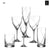 SET 6 GOTA SHAMPANJE Kate Flute Glass No167/  CODE 07.0167.004