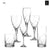 SET 6 GOTA VERE KRISTALI Rona Water Glass No170 ml 360  / CODE 07.0170.001