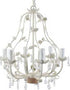 ABAZHUR TAVANI W/6 LIGHTS IN IVORY  46X51CM/CODE 3-10-872-0011