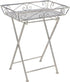 TAVOLINE METALIKE IN ANTIQUE GREY 60X40X74CM/CODE 3-50-207-0054