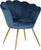 POLTRON VELVET ARMCHAIR BLUE 76X60X80/45CM/CODE 3-50-372-0009